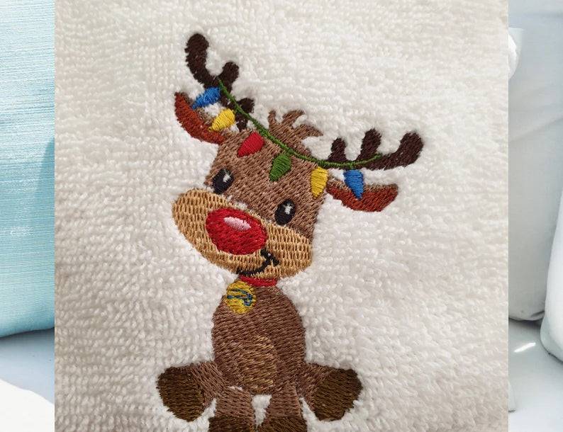 Baby Deer Embroidery Design Files - 3 Size's