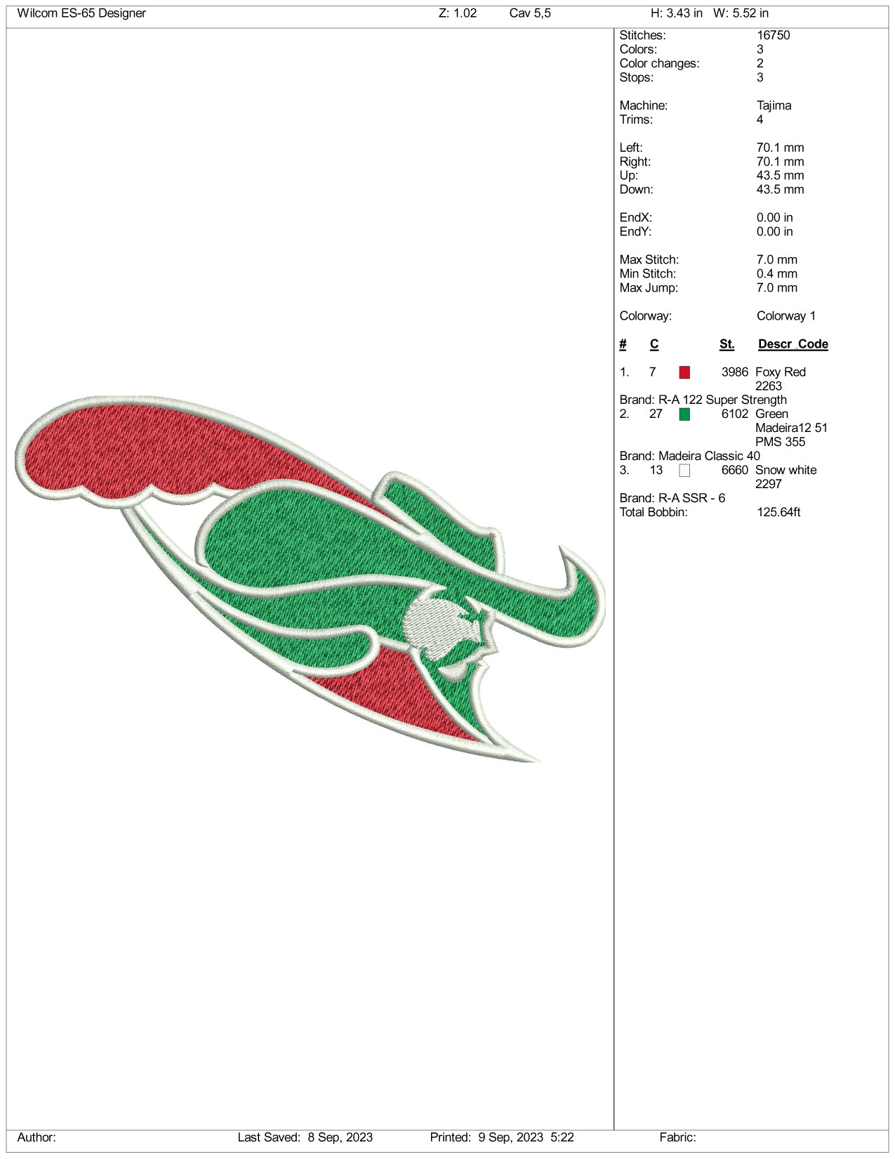 Archivos de diseño de bordado de capucha puntiaguda - 3 tamaños
