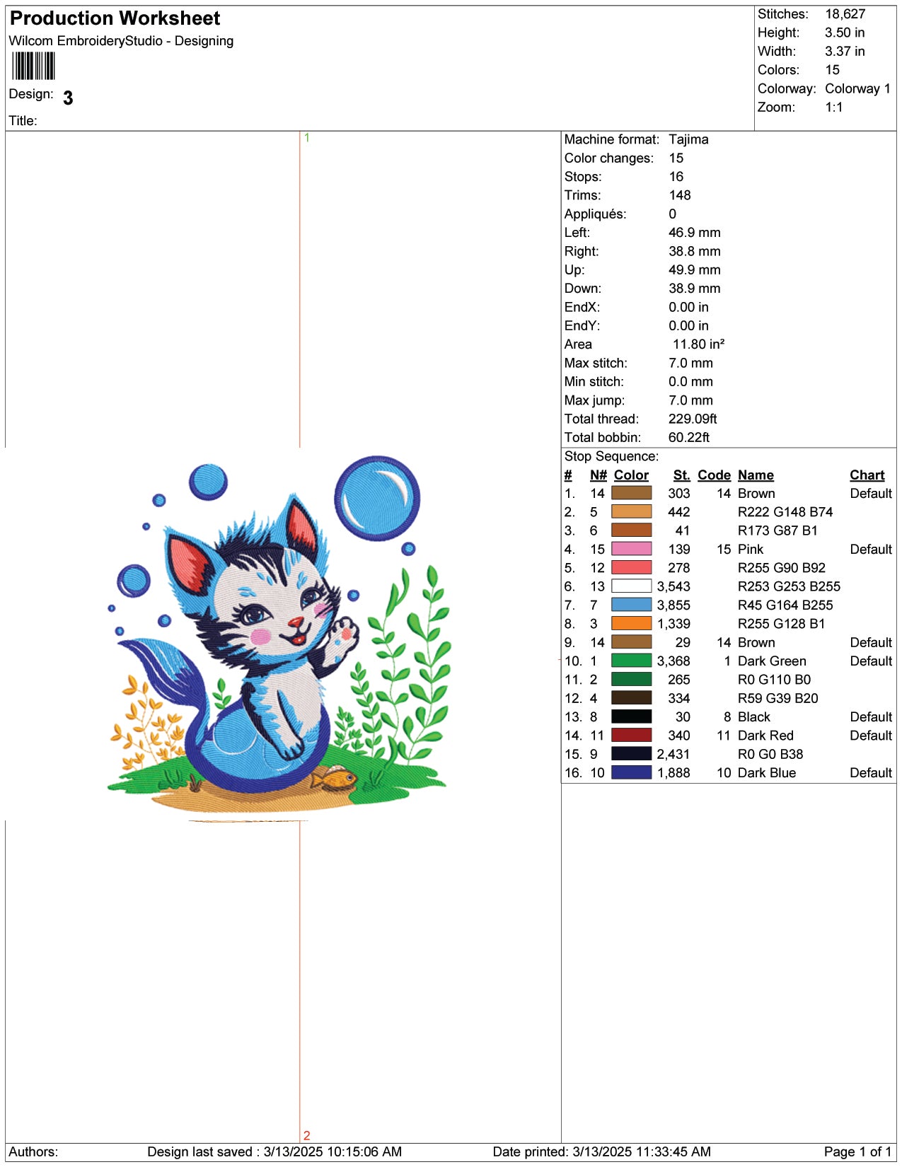 MerKitty Adventure Embroidery Design Files - 9 Size's