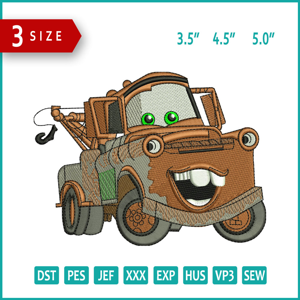 Mater v2 Embroidery Design Files - 3 Size's