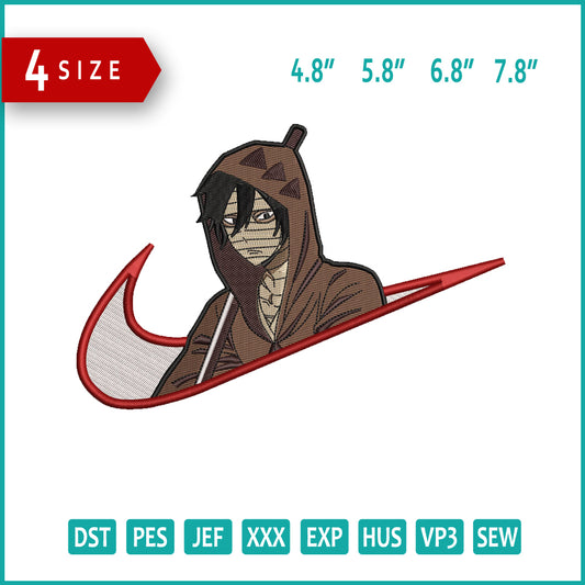 Isaac Foster Swoosh Embroidery Design Files - 4 Size's