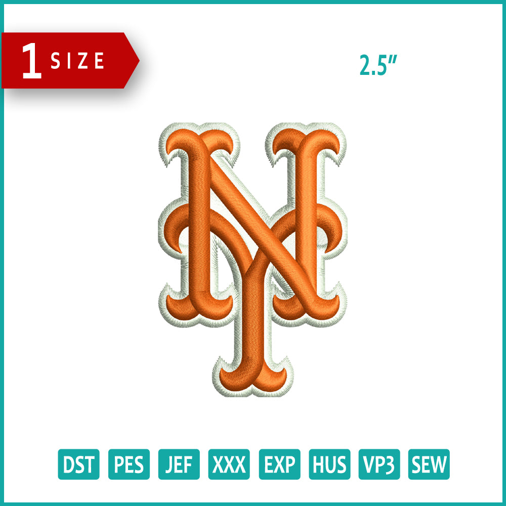 1951 New York 3D Embroidery Design Files - 3 Size's