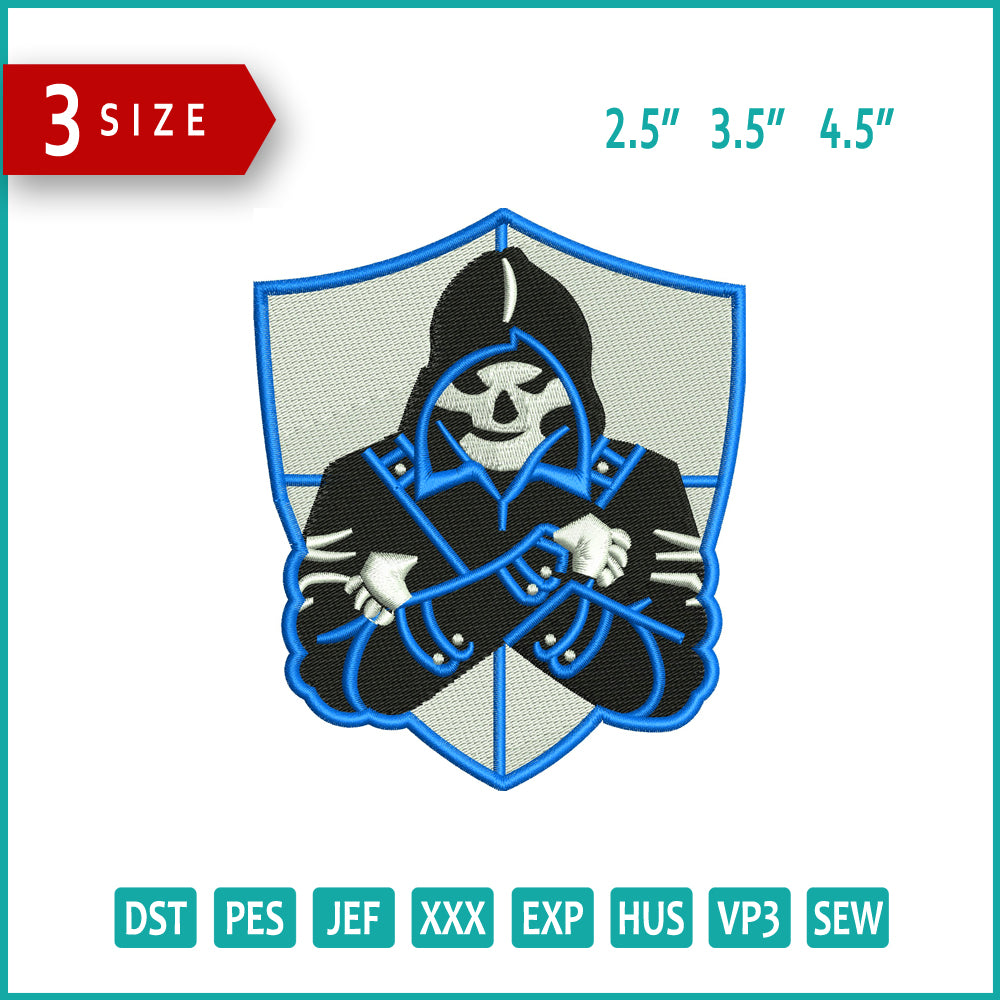 Black Viper Syndicate Embroidery Design Files - 3 Size's