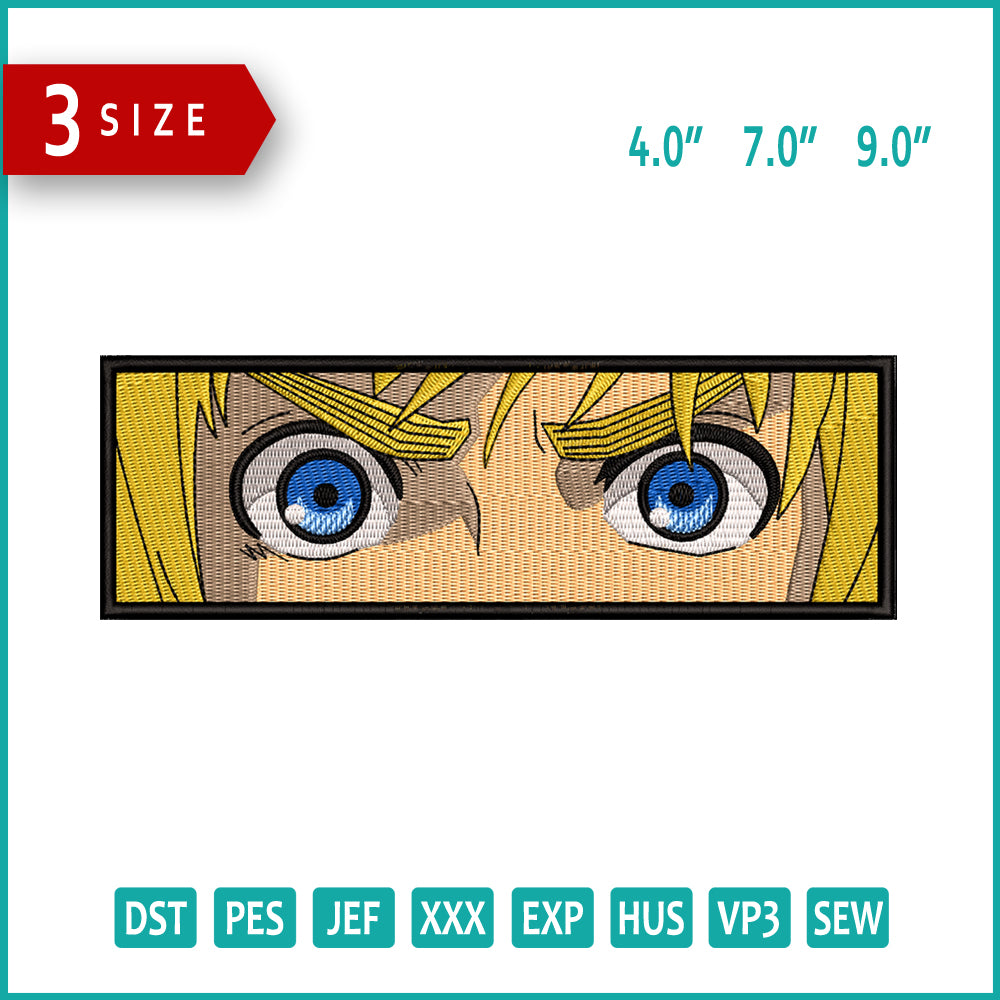 Armin Arlert Embroidery Design Files - 3 Size's