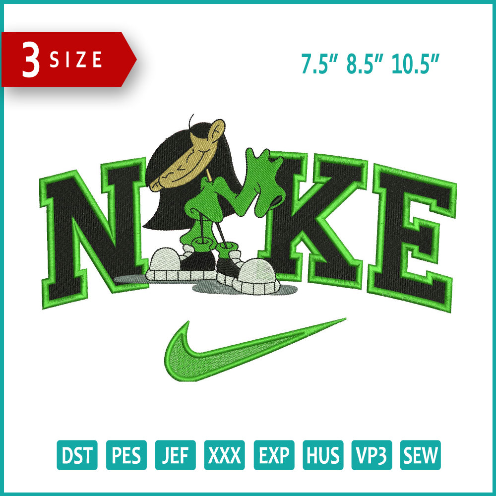 Archivos de diseño de bordado Nike Kids Next Door número 3 (3 tallas)