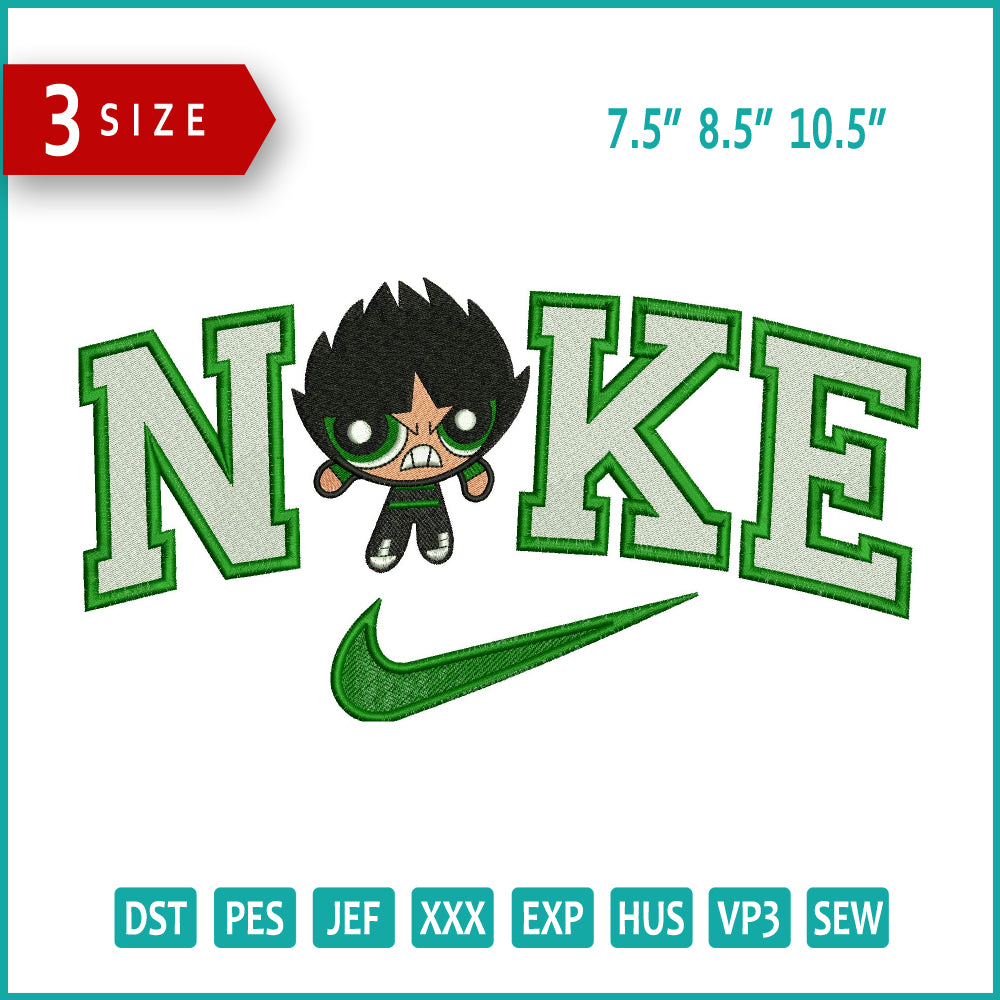 Archivos de diseño de bordado Nike Butch (3 tamaños)
