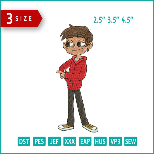 Archivos de diseño de bordado de Marco Díaz - 3 tamaños