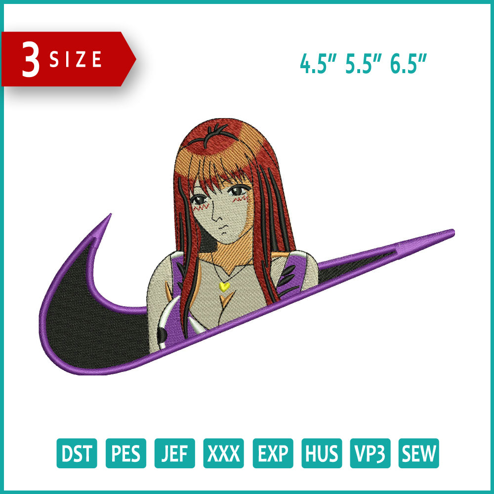 Archivos de diseño de bordado Swoosh de Tomoko Nomura (3 tamaños)