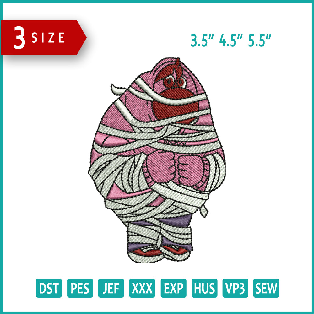 Halloween Embarrassment Embroidery Files - 3 Size's