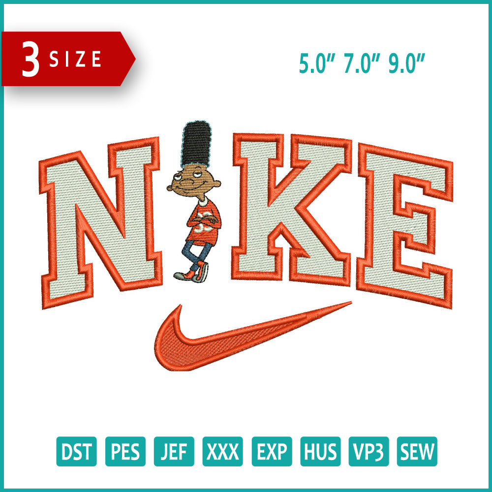 Archivos de diseño de bordado Nike de Gerald Johanssen (3 tamaños)