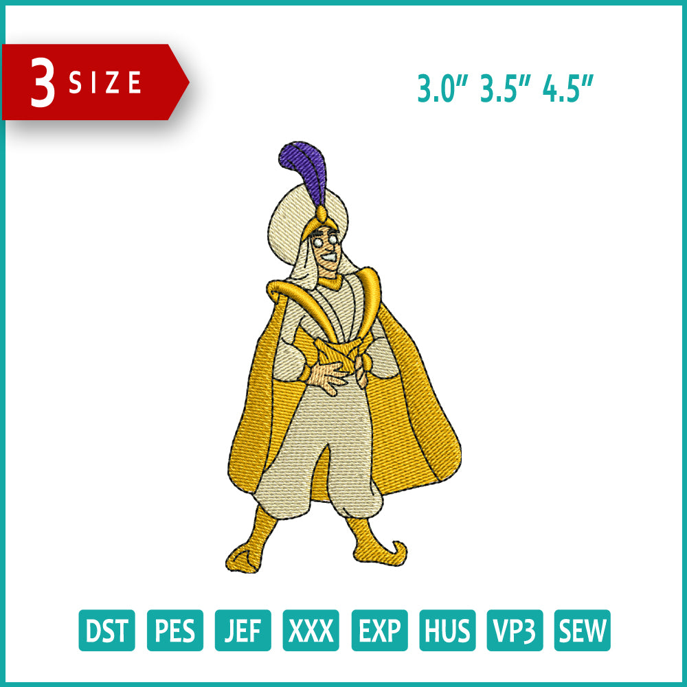 Aladdin v2 Embroidery