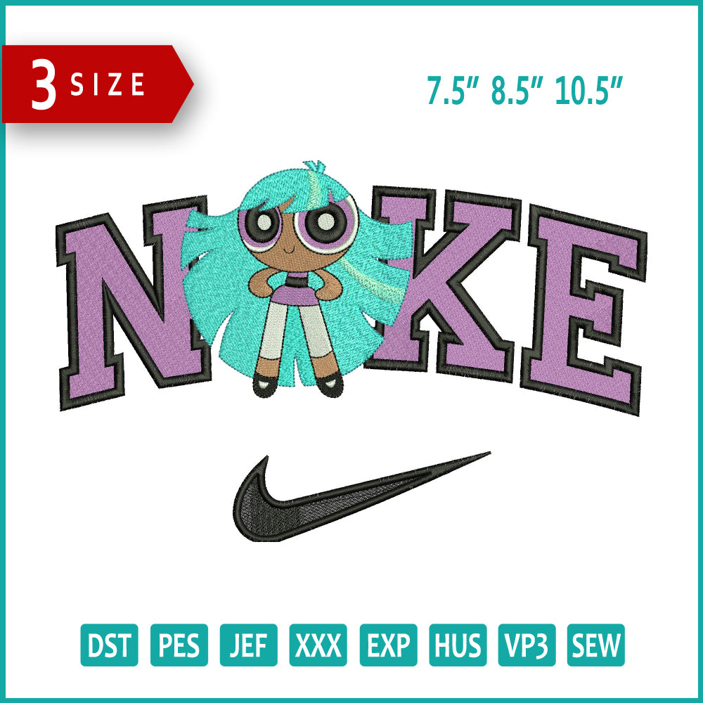 Nike Bliss Embroidery Design Files - 3 Sizes