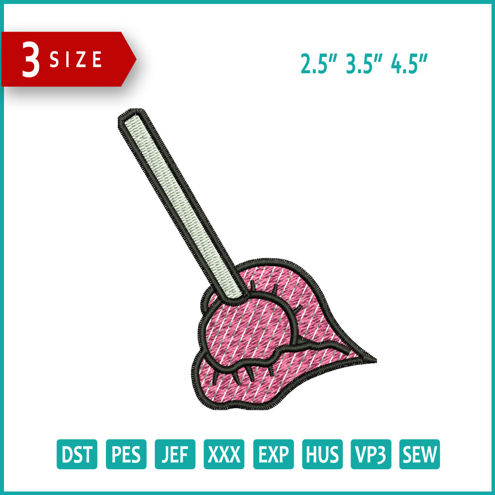 Archivos de diseño de bordado de labios sensuales - 3 tamaños