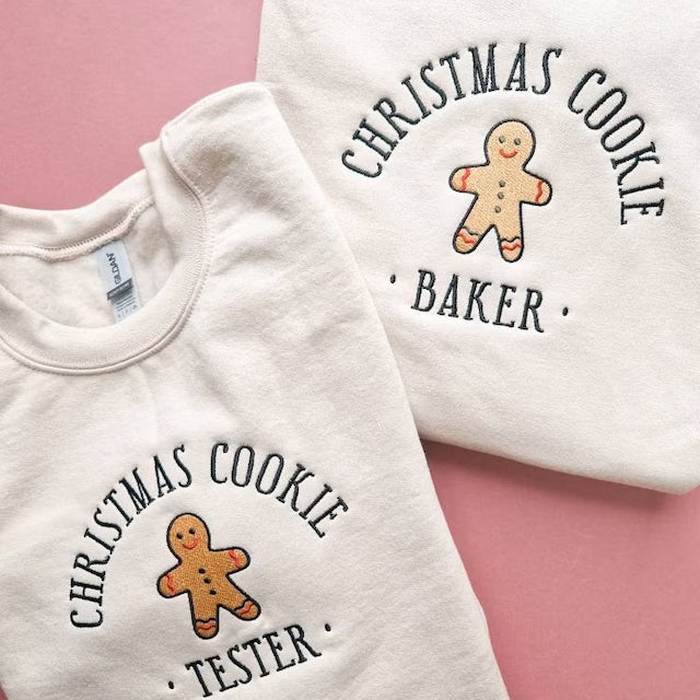 Archivos de diseño de bordado de galletas navideñas - 3 tamaños