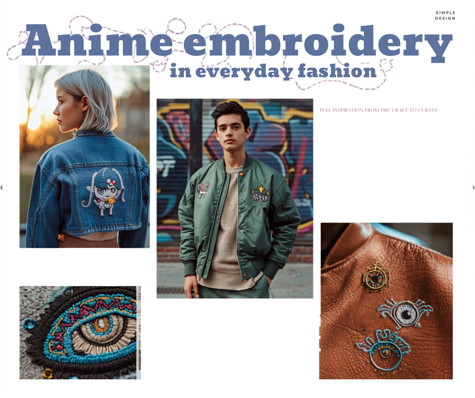 Unique Ways to Use Anime Embroidery in Everyday Fashion