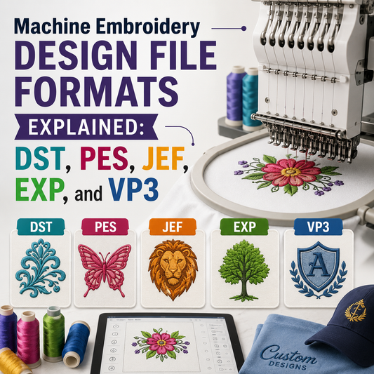 Embroidery file formats explained