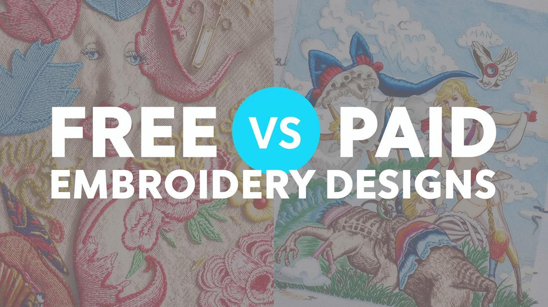 Free vs Paid Machine Embroidery Designs
