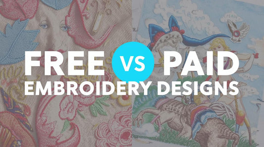 Free vs Paid Machine Embroidery Designs