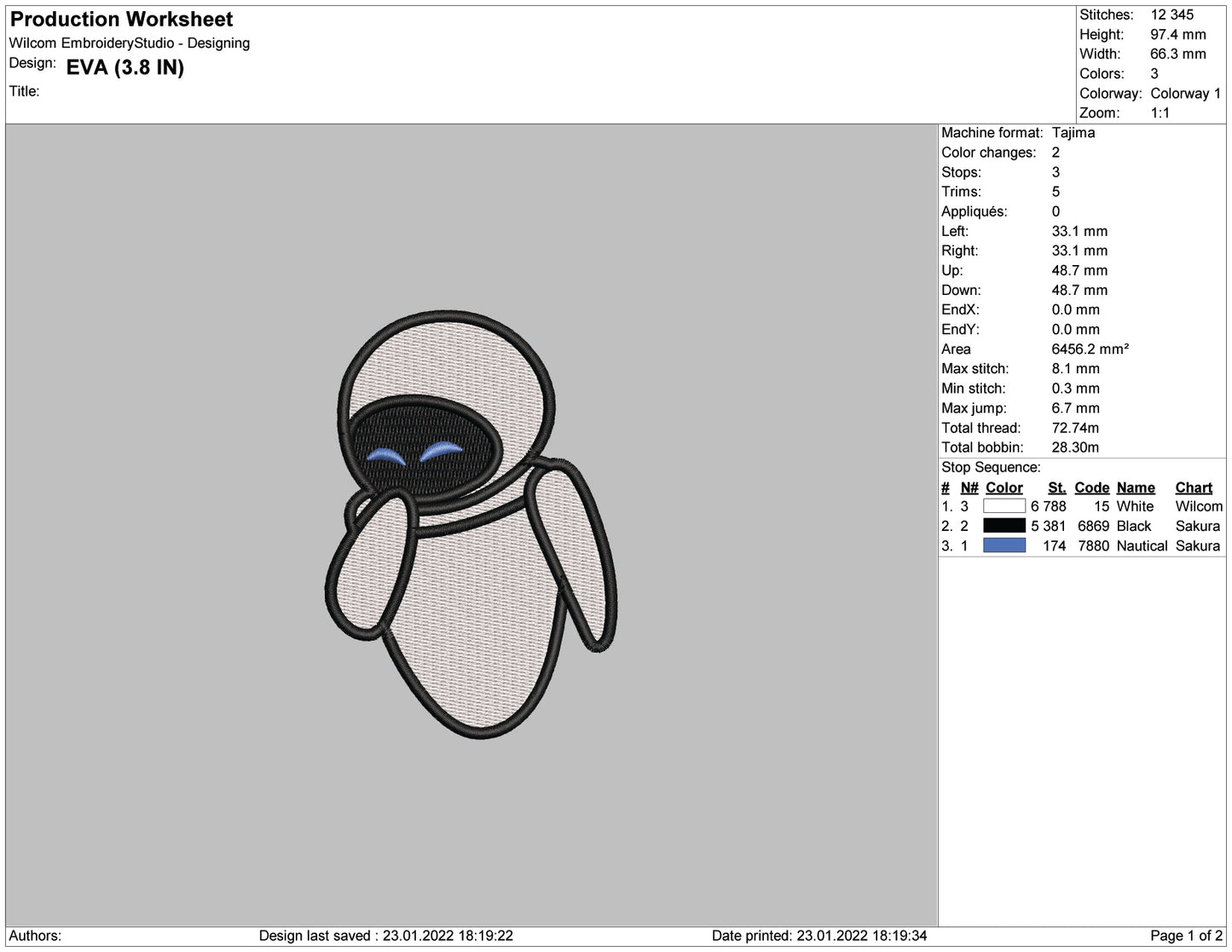 Eva Embroidery v2 Design Files - 4 Size's