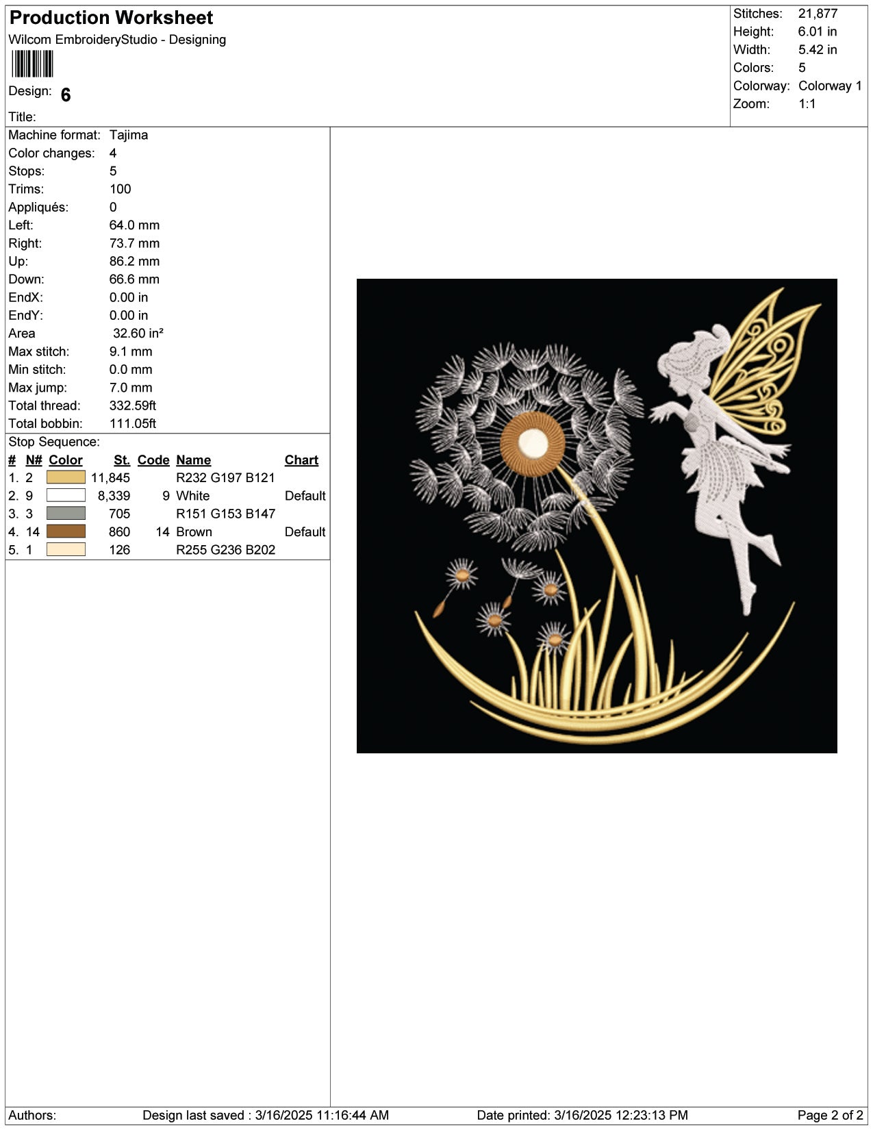 Fairy and Dandelion Wishes Embroidery Design Files - 9 Size's
