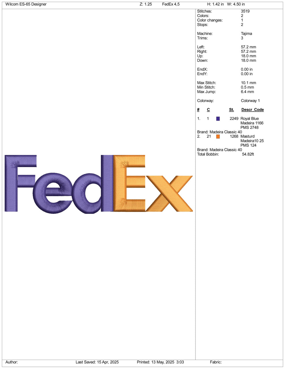 FedEx Logo Embroidery Design Files - 3 Size's – Online Embroidery Designs