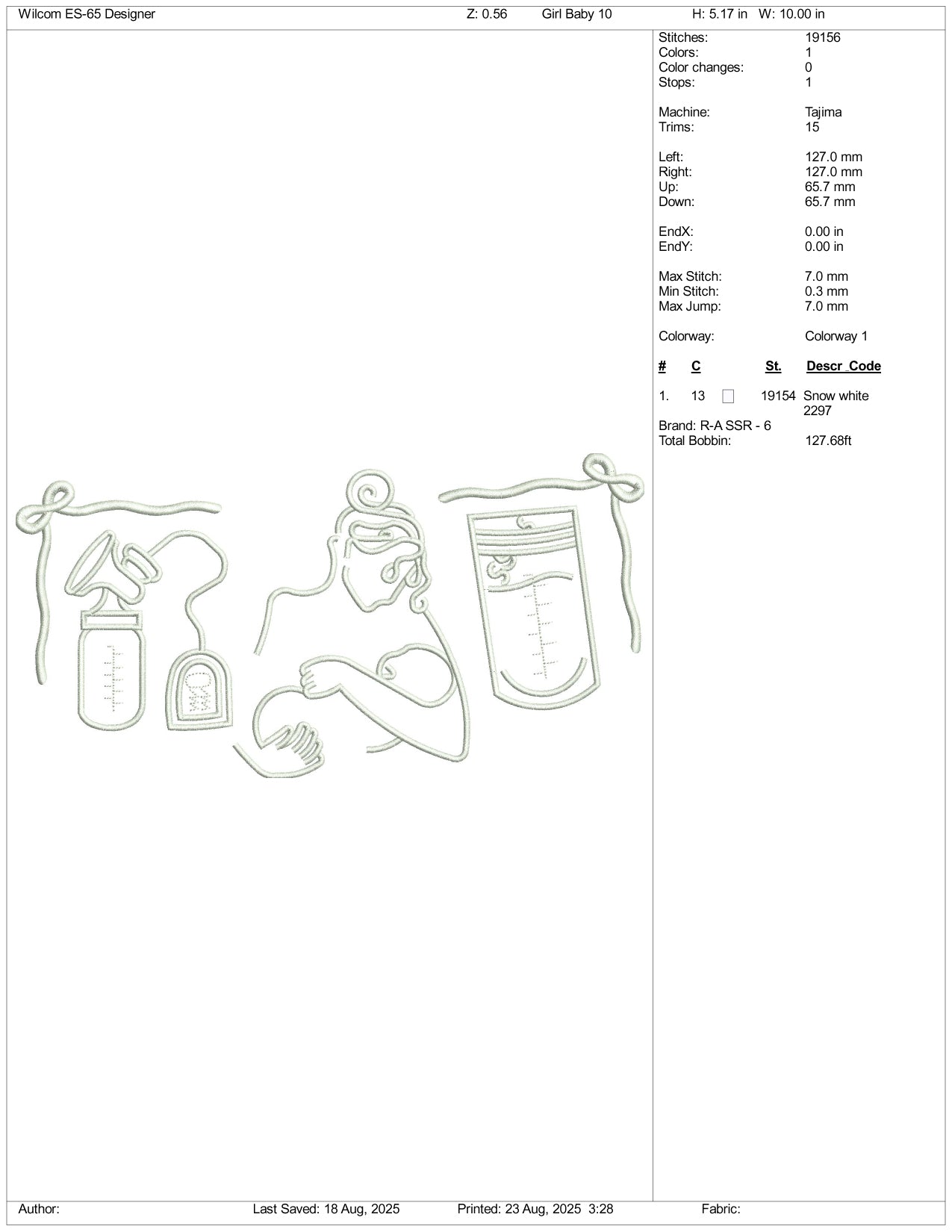 Mother Care Embroidery Files - 3 Size's