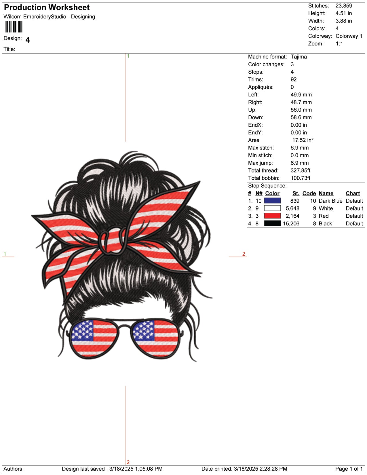 Messy Bun Chicken Embroidery Design Files - 9 Size's