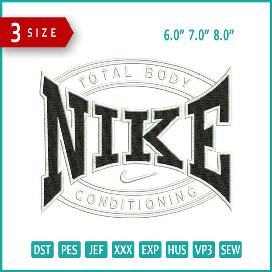 Nike v2 Embroidery Design Files - 3 Size's