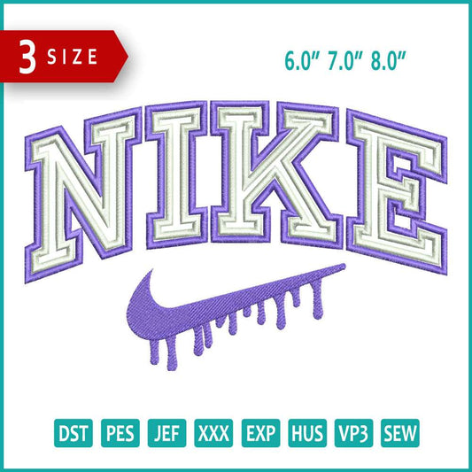 Nike v4 Embroidery Design Files - 3 Size's