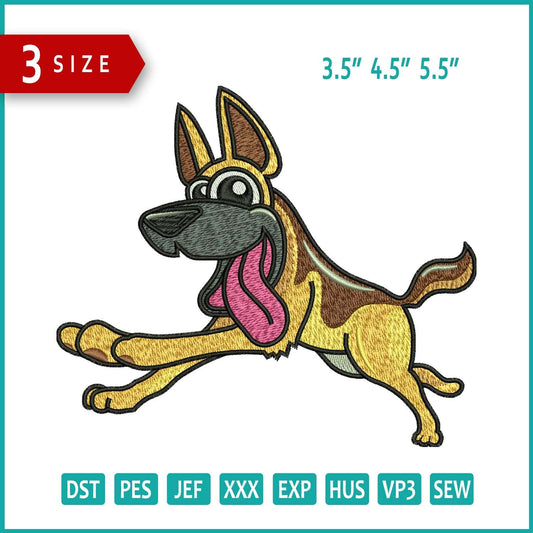 Belgian Malinois Dog Embroidery Design Files - 3 Size's