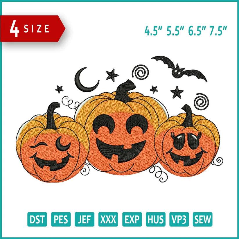 Halloween Embroidery Pack 9 Designs