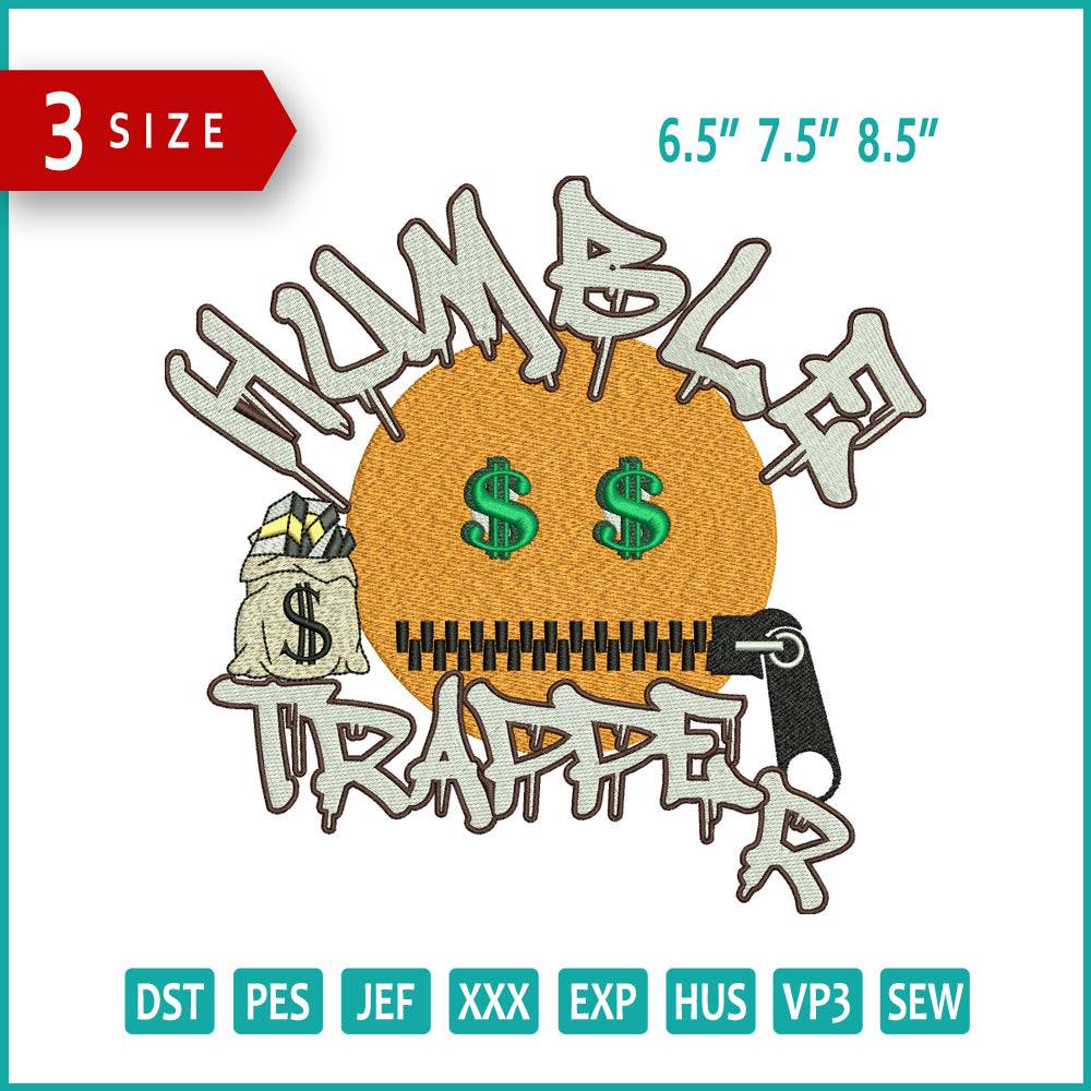 Humble Trader Embroidery Design Files - 3 Size's