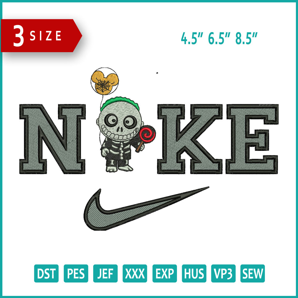 Nike Baby Barrel Embroidery Design Files - 3 Size's