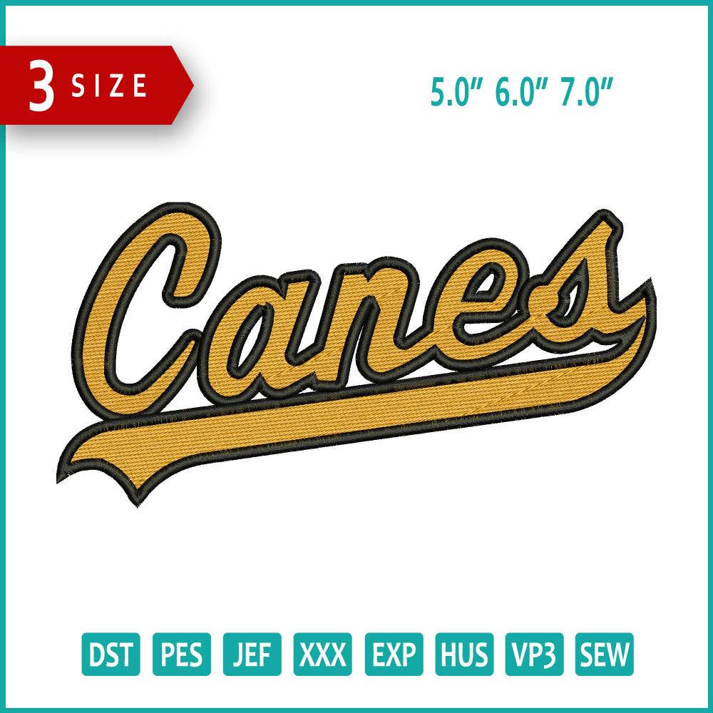 Caner Embroidery Design Files - 3 Size's