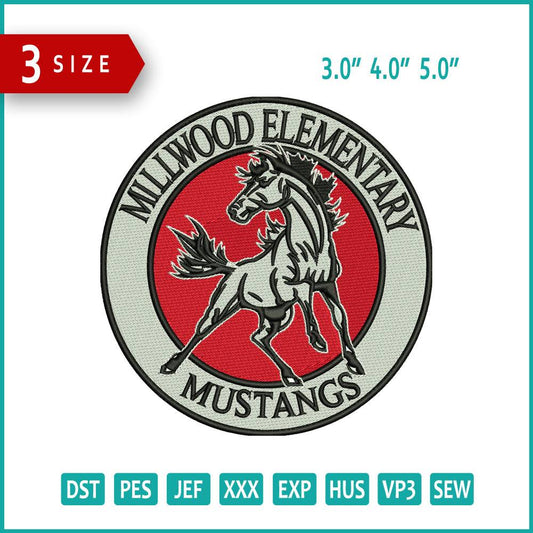 Horse Embroidery Design Files - 3 Size's