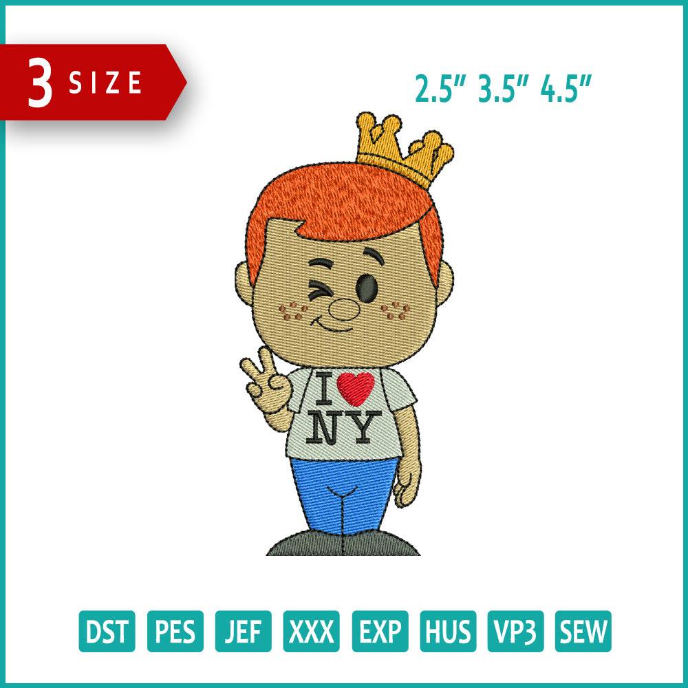 Freddy Funko Embroidery Design Files - 3 Size's