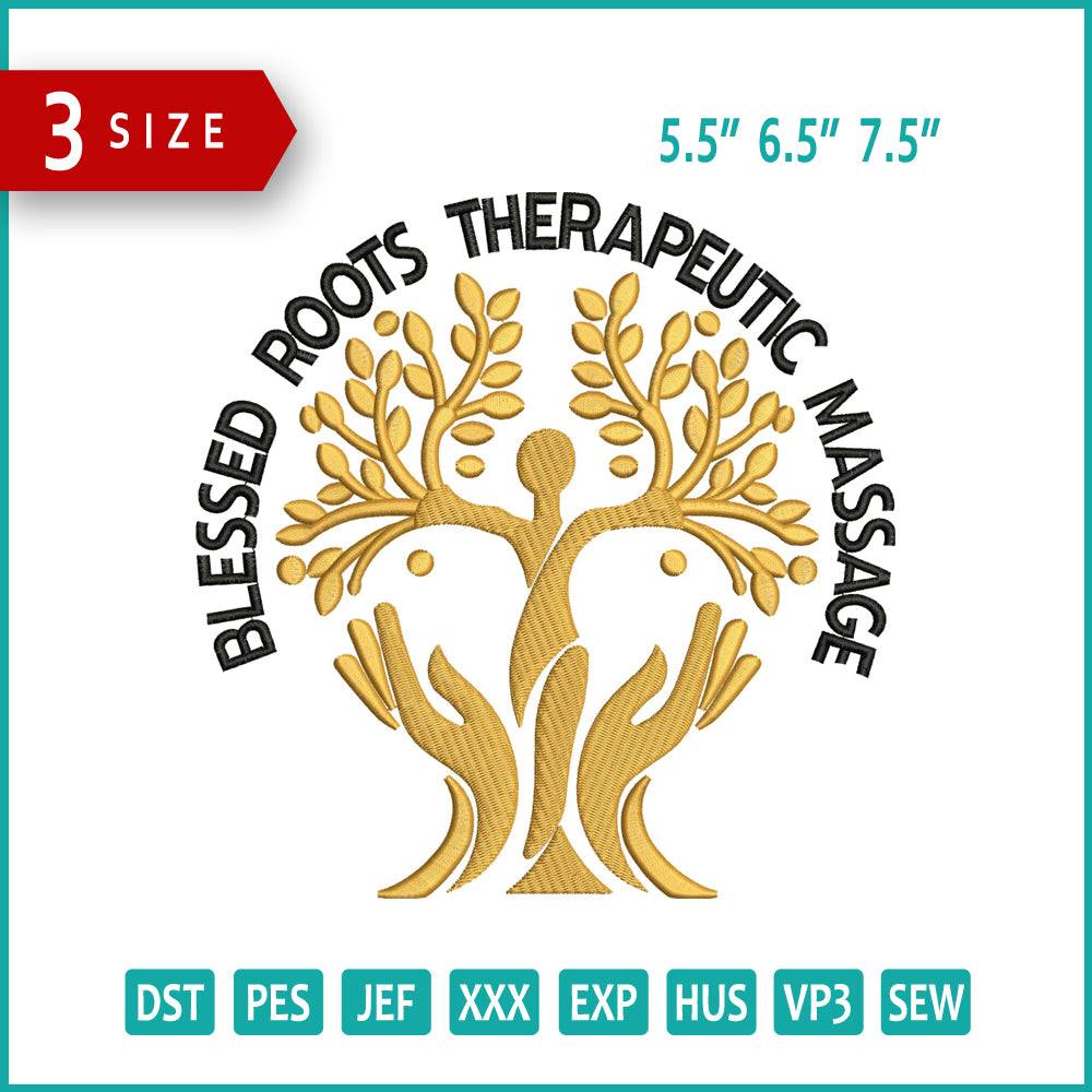 Blessed Roots Embroidery Design Files - 3 Size's