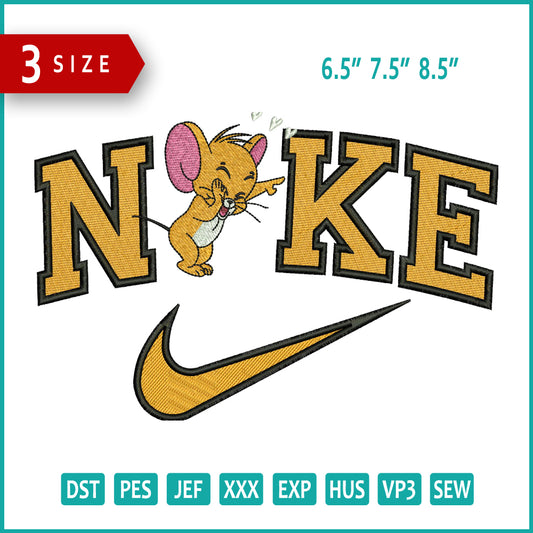 Nike Jerry Embroidery Design Files - 3 Size's