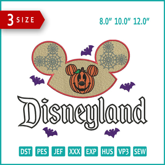 Archivos de bordado de Halloween de Disney - 3 tamaños