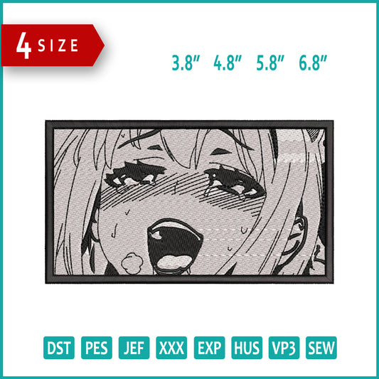 Hentai Girl Embroidery Design Files - 4 Sizes