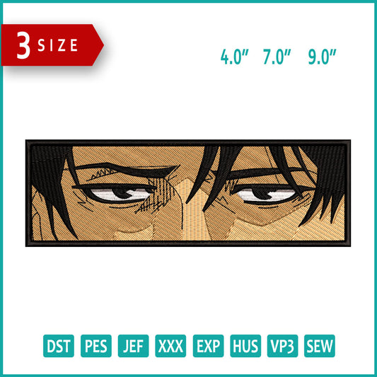 Levi Ackerman Eyes Embroidery Design Files - 3 Size's