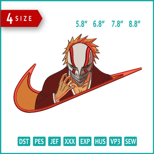 Fullmetal Alchemist Swoosh Embroidery Design Files - 4 Size's