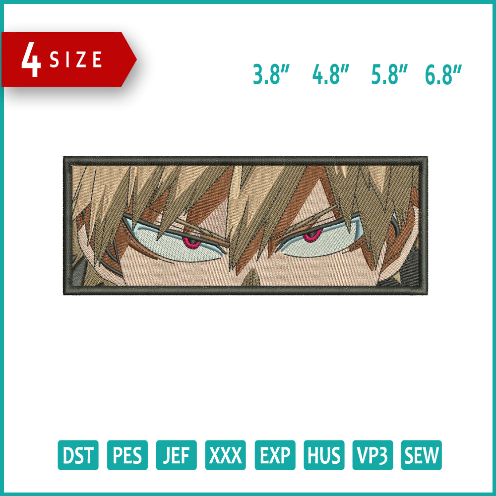 Katsuki Bakugo v4 Embroidery Design Files - 4 Size's