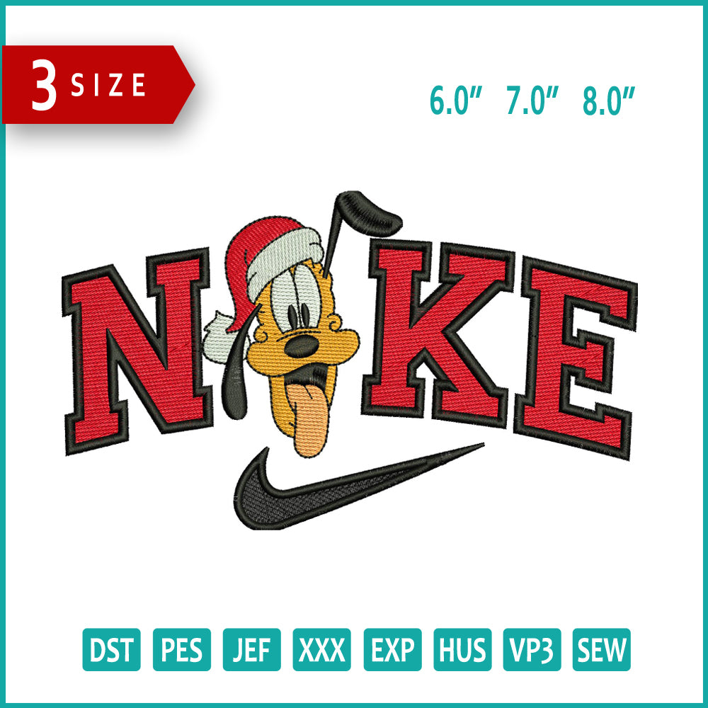 Nike Goofy v2 Embroidery Design Files - 3 Size's