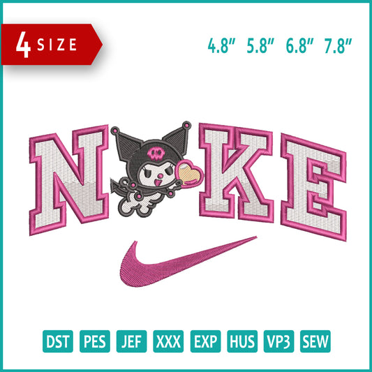 Kuromi v2 Embroidery Design Files - 4 Size's