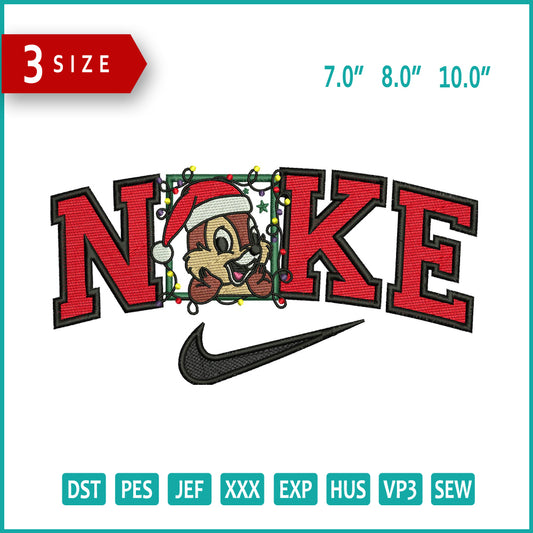 Nike Dale v3 Embroidery Design Files - 3 Size's