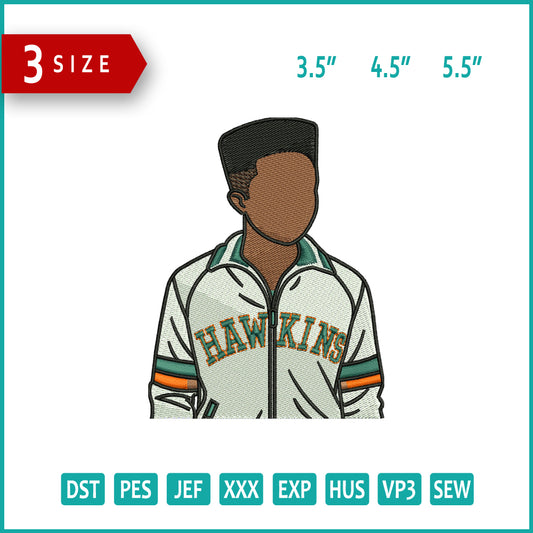 Lucas Sinclair Embroidery Design Files - 3 Size's