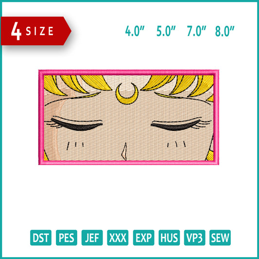 Sailor Moon v2 Embroidery Design Files - 4 Size's