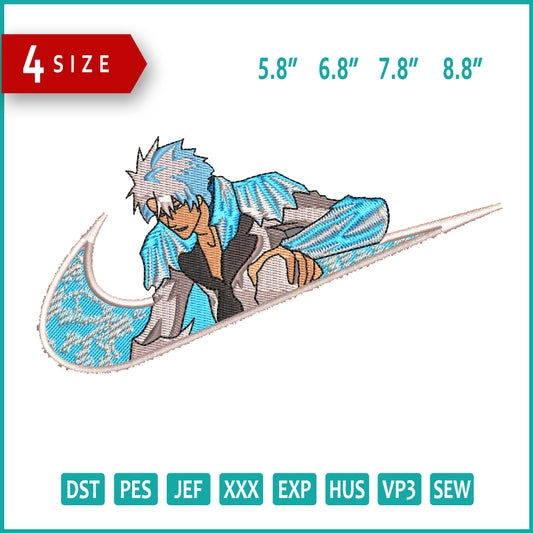 Toshiro Hitsugaya Embroidery Design Files - 4 Size's