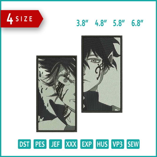 Jujutsu Kaisen v3 Embroidery Design Files - 5 Sizes
